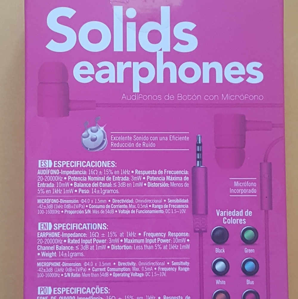 Maxwell Pink Fushia Earphones Headphones - Picture 4 of 4